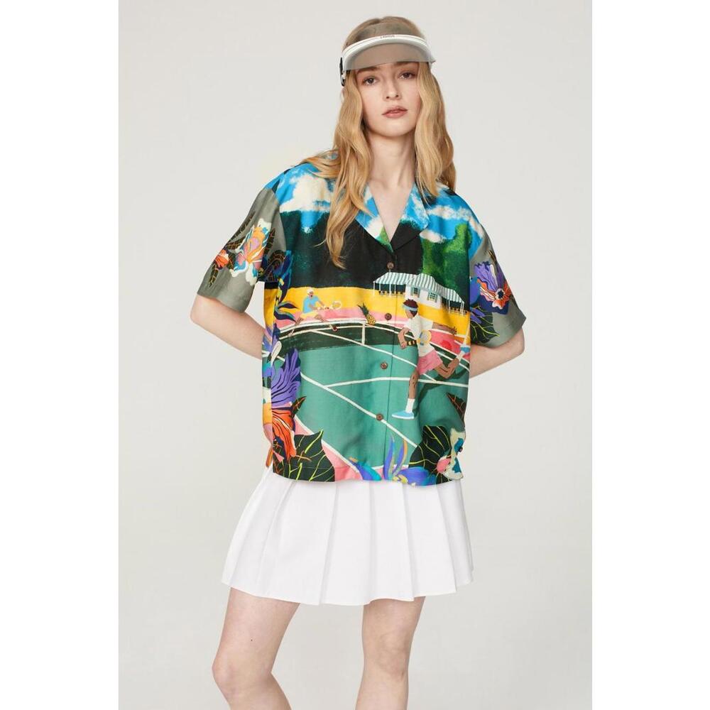 Scotch & Soda Camp Shirt Size 40 with Fabric Pull